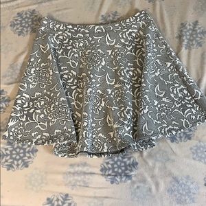 Floral circle skirt
